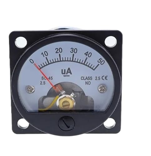 Microampèremètre à pointeur SO-45 appareil de mesure circulaire DC 150uA
