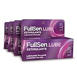 Fullsen Lube Estimulante - 4 piezas de Lubricante personal íntimo a base de agua para mayor sensibilidad, de 55g cada uno