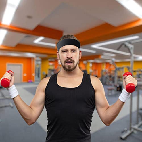 Bandanas de suor masculinas | Faixa de cabeça de corrida, faixas esportivas antiderrapantes para tên