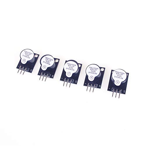 ANGEEK 5 piezas KY-012 módulo de alarma piezoeléctrico buzzer activo para Arduino Raspberry DIY PC impresora