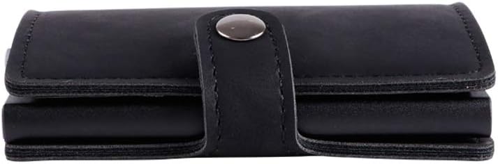 Smart Credit Card Holder Blocking Automatic Hasp Men Wallet PU Leather Bank Business ID