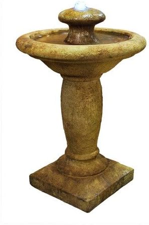 2 Piece Europa Bubbler Fountain, Relic Ebony