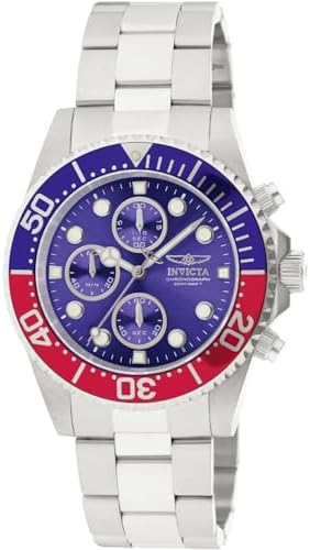 Invicta Pro Diver Męski zegarek kwarcowy ze stali nierdzewnej - 43 mm