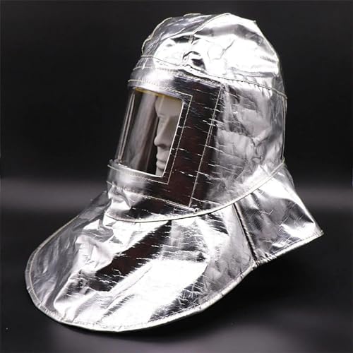 Capucha de papel de aluminio antitérmica para casco de soldar 5
