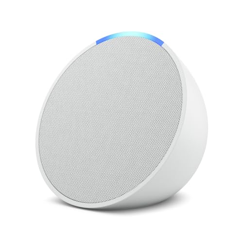 Amazon Echo Pop| Smart speaker with Alexa and Bluetooth| Loud sound, balanced bass, crisp vocals| White - Image 4