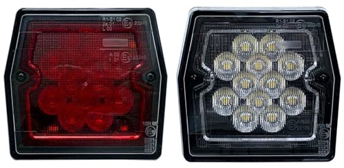 MelTruck® LED Nebelschlussleuchte und LED Rückfahrleuchte für LKW PKW Anhänger Wohnwagen E9