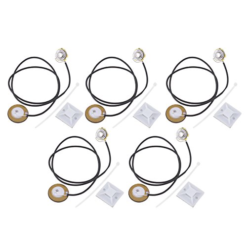 Pickup Piezo Transducer For Acoustic Guitar Violin Ukulele Mandolin Cig Box Parts Replacement 5 Pcs #TOP28