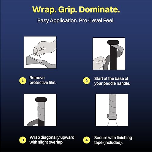 Image of Zeroslip Universal Overgrips | Tennis Racket Grip | Suitable for Pickleball, Padel, Tennis, Badminton & Squash (Pack of 3)