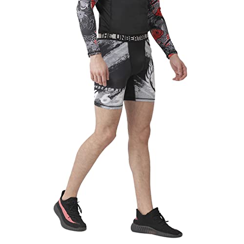 Image of USI UNIVERSAL Unbeatable Compression Fight Shorts Grey (X-Large)