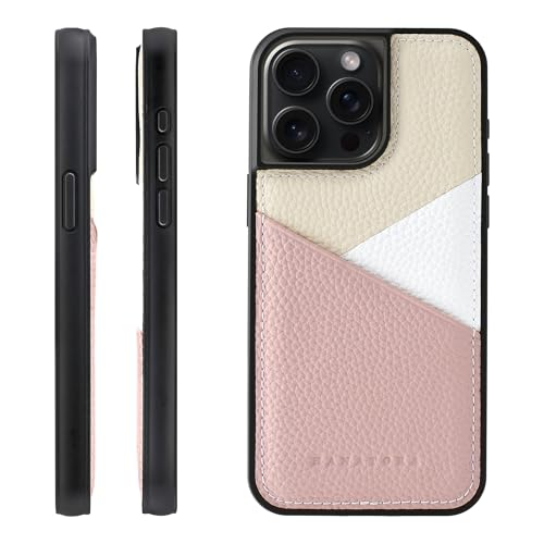 HANATORA for iPhone 15ProMax �P�[�X �{�v �ϏՌ� �X�}�z�P�[�X �X�}�z �J�[�h�|�P�b�g �p�X�e���J���[ �V�������N�J�[�t���U�[ �M�t�g �}�O�l�b�g�Ȃ� �s���N PSP-15ProMax-Pink