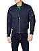Produktbild Urban Classics TB861 Herren Jacke - Basic Bomber Jacket, Bomberjacke mit aufgesetzter Tasche und Zipper am Arm, Blau (navy 155), Gr. XX-Large