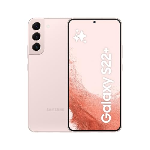 Samsung Galaxy S22+, Android Smartphone, 6,6 Zoll Dynamic AMOLED Display, 4.500 mAh Akku, 128 GB/8 GB RAM, Handy in Pink Gold, inkl. 36 Monate Herstellergarantie [Exklusiv bei Amazon]