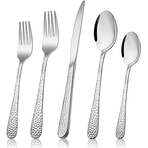 Herogo Besteck Set, 30-teiliges Edelstahl Besteckset Cover