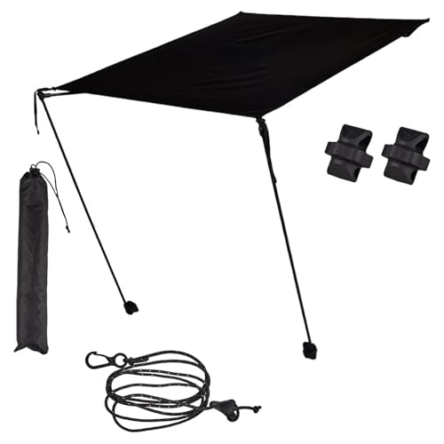 Housse pare-vent de camping portable avec auvent de plage intégré