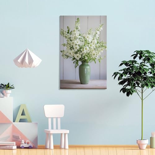 Toile moderne orchidée verte pour illuminer une chambre ou un salon sombre - 4
