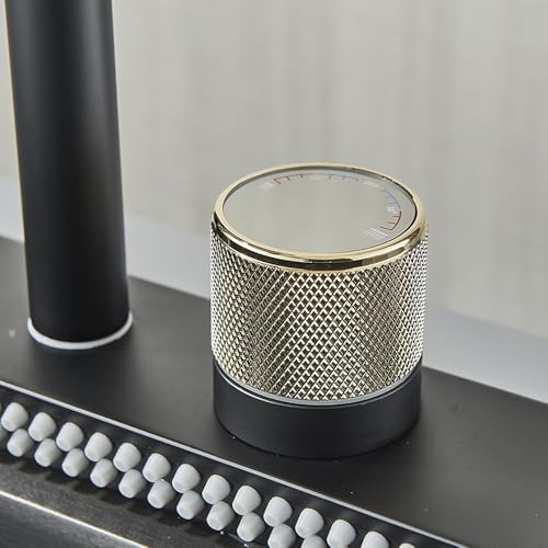 Robinet de cuisine à interrupteur rotatif mitigeur eau chaude et froide gris - 4