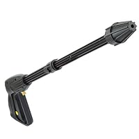 TECHKAR Hobby K Series Hochdruckreiniger Pistole Pin mit Hochdruckschlauch M22x1,5 14mm & Lanze – Verstellbare Düse – Kompatibel mit Kärcher – 15m Schlauch – Ansicht 4