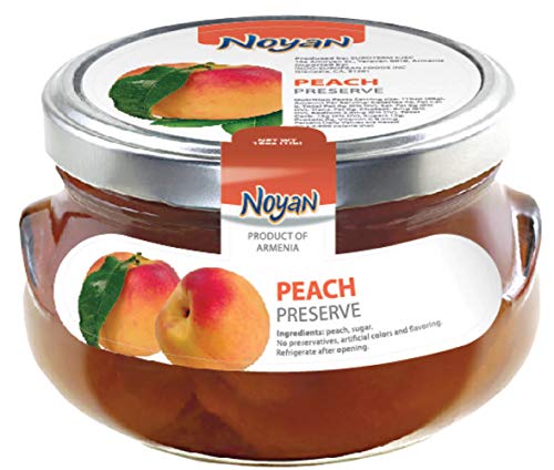 Preserve Peach Noyan 1 Lb. 100% natural (Kosher) Armenia