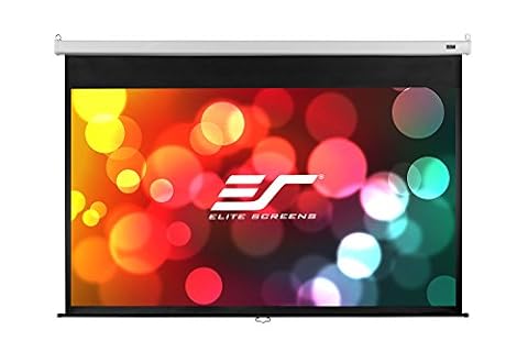 Elite Screens M120VSR-Pro Manual SRM Pro Series płótno (przekątna 304,8 cm (120 cali), wysokość 182,9 cm (72 cale), szerokość 243,8 cm (96 cali), format 4:3) białe