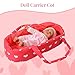 Baby Doll Stroller Play Set, 3-in-1 Babydoll Stroller with Removable Bassinet Baby Carriage for Dolls Toy Doll Stroller for Toddlers 3-4 Years,