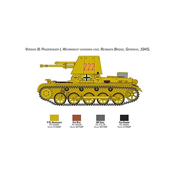 Italeri 6577S 1:35 Ger. Panzerjäger I, Modellbau, Bausatz, Standmodellbau, Basteln, Hobby, Kleben, Plastikbausatz… – Bild 6