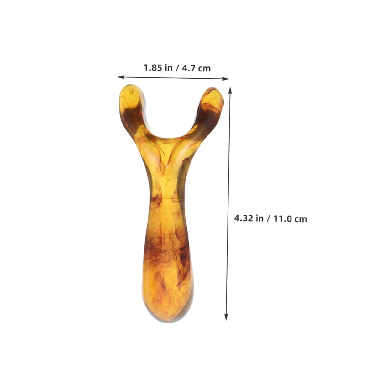 Mikinona Resin Massage Comb Set Facial and Nose Scraper Acupoint Massager Head and Face Spa Tools