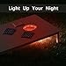 Blinngo Cornhole Boards Ring Lights, One Set of Two Cornhole Lights, Waterproof LED Cornhole Ring Lights Kit for Cornhole Bags, Bean Bags, Tailgate Games,Yard Games (Red)