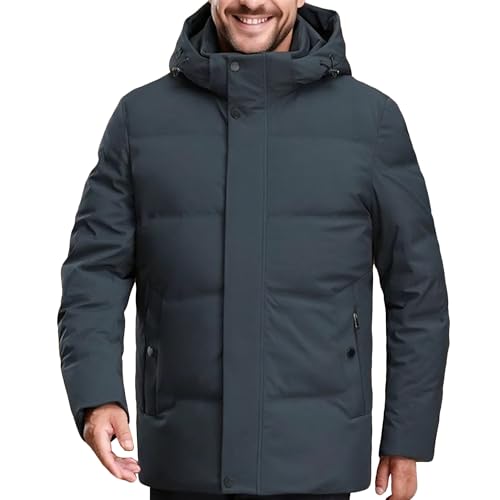 Veste hiver homme épaisse isolée contre le vent et le froid