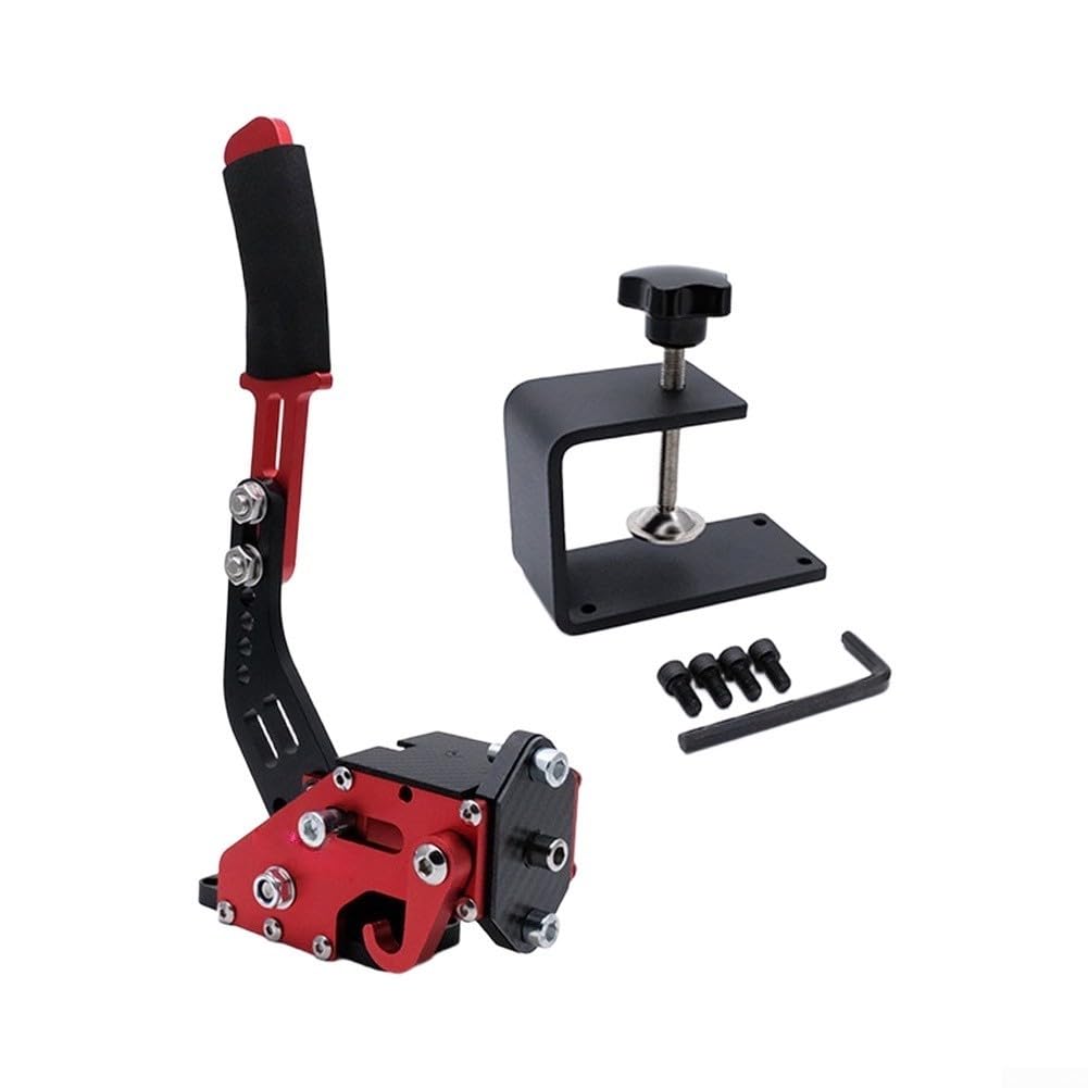 Sim Racing Freno a mano per PC per logitech G29 G27 per G25-64 Bit Hall Sensor Lineare per Deriva Freno USB (Rosso)