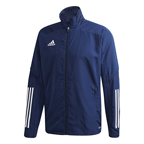 adidas Mens Con20 Pre JKT Jacket, Team Navy Blue/White, M