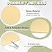 YELARXI Brass Sheet Metal Film Attached Brass Plates, 7.9
