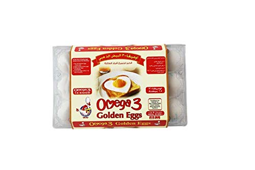 Golden Eggs Omega3 Eggs - White Pack of 15
