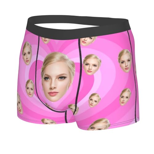Custom Underwear with Multi Face Photo,Personalized Funny Boxers Briefs for Men, An interesting gift