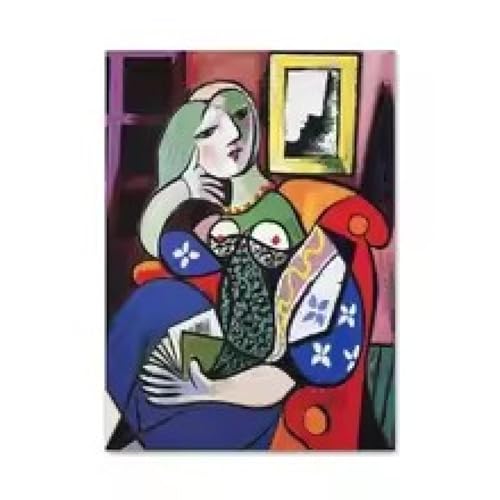 Affiche graffiti abstrait grand format pour un salon moderne