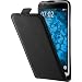 Produktbild PhoneNatic Kunst-Lederhülle kompatibel mit LG K4 2017 - Flip-Case schwarz + 2 Schutzfolien