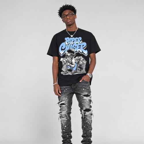 Image of DopeSkill Graphic Tee Streetwear Hip Hop Hypebeast Street Style Unisex T-Shirt Sneaker Colour Matching Shirts Swag Y2K Style