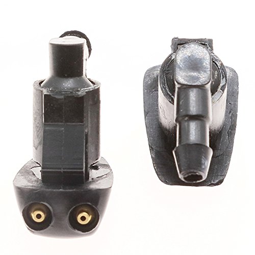 Pack Of 2 Windshield Washer Nozzle Sprayers Kit Front Left Right Windshield Washer Squirter Nozzle For 2008-2012 Jeep Liberty 2007-2011 Dodge Nitro Replace 55079049Aa 55372143Ab 55157-319Aa #TOP5