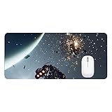 ❉Excellent savoir-faire : ce grand tapis de souris a été méticuleusement imprimé avec des couleurs vives qui égayeront votre espace de travail. Sa forme élégante et son motif rehausseront l'apparence et le style de votre bureau.