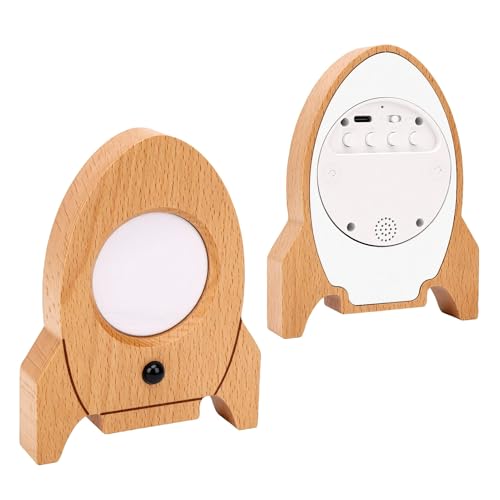 Lámpara de pared con sensor de madera quitamiedos infantil 4