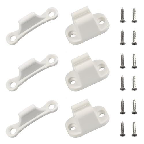 3pcs Bloc Porte Caravane, Butoir de Porte en Forme de T, Bloc Porte Camping Car Extérieur, Pièces et Accessoires pour Camping-car (Blanc) – vue 7