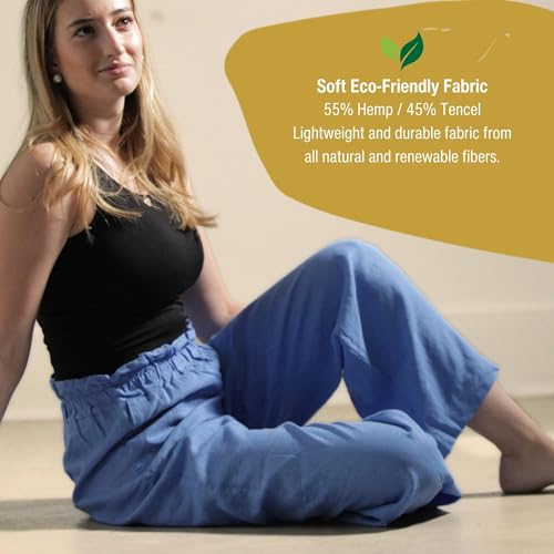 Bug Repellent Breezy Wide Leg Hemp Pants with Insect Shield Repellent Technology3