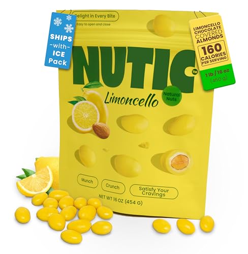 Nutic Lemoncello Chocolate Covered Almonds