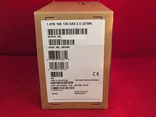 HPE MSA 1.8TB 12G SAS 2.5" HDD 512e 10K SFF DP