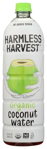 Harmless Harvest Raw Organic Coconut Water, 32 Oz Bottle