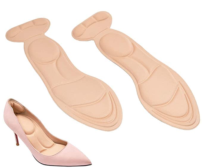 Bitnex 1 pair Heel Cushion Inserts Comfort Shoe Insoles Women Sponge Insoles for Loose Shoes, Metatarsal Pain, Arch Pain, Foot Pain, Heel Sore and Heel Spurs (1) (B0BT2CL6R2) Amazon Price History, Amazon Price Tracker