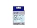 Epson LabelWorks Standard LK (Replaces LC) Tape Cartridge ~1/2" Gray on Blue plaid (LK-4CAY) - For use with LabelWorks LW-300, LW-400, LW-600P and LW-700 label printers