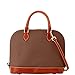 Dooney & Bourke Handbag, Pebble Grain Zip Zip Satchel - Bark