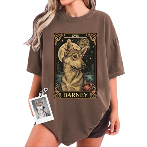 Nonnie Personalized Dog Shirt, Photo Shirts, Dog Tshirt for Women, Men, Mom Gift, Pet Lovers Gifts, Cat Mom Sweatshirt