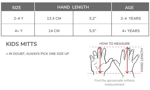 Stonz Kids & Toddler Mittens - Kids Gloves For Cold Weather - Unisex Waterproof Over-The-Arm Winter Gloves #TOP5