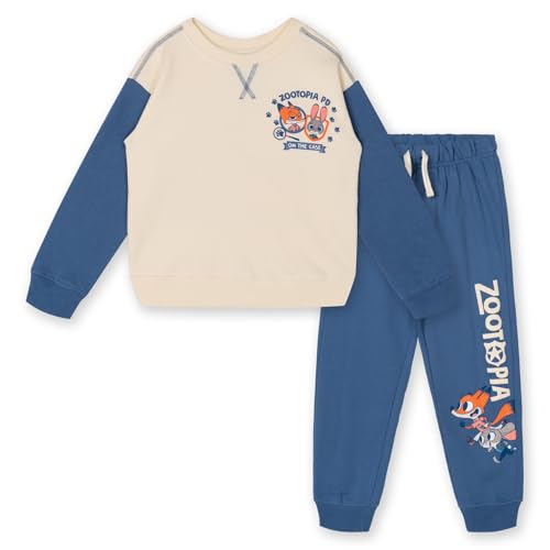 Image of Disney Christmas Fleece Sweatshirt and Pants Outfit Set Newborn to Big Kid Sizes (Newborn - 10-12)